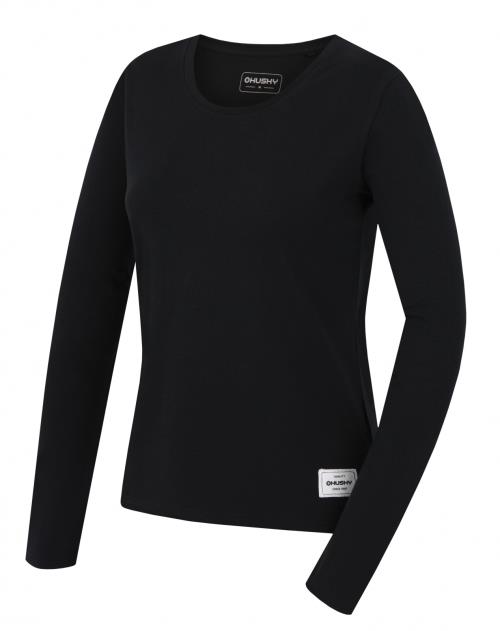 Husky Tee Loba L black, M Dámske bavlnené tričko