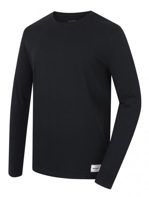 Husky Tee Loba M black, XL Pánske bavlnené tričko