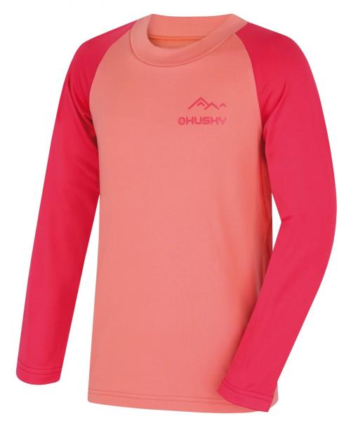 Husky Active winter Tombo light orange/pink, 122 Detské termoprádlo