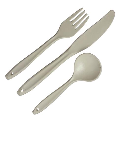 Yate HIGHLANDER Polycarbonate KFS šedá Cestovný príbor