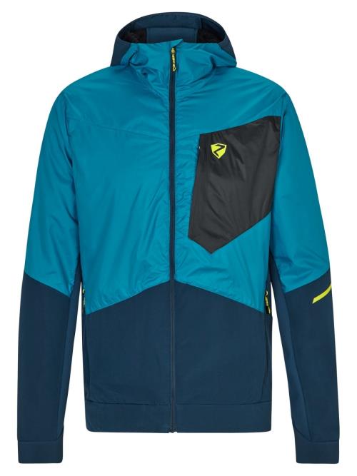 Ziener NIKOLO teal crystal, 50 Pánska softshell bunda