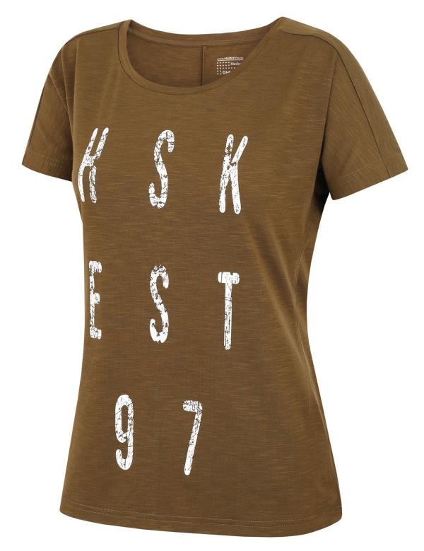 Husky Tingl L tm. khaki, XXL Dámske funkčné tričko Husky Tingl L tm. khaki, XXL Dámske funkčné tričko